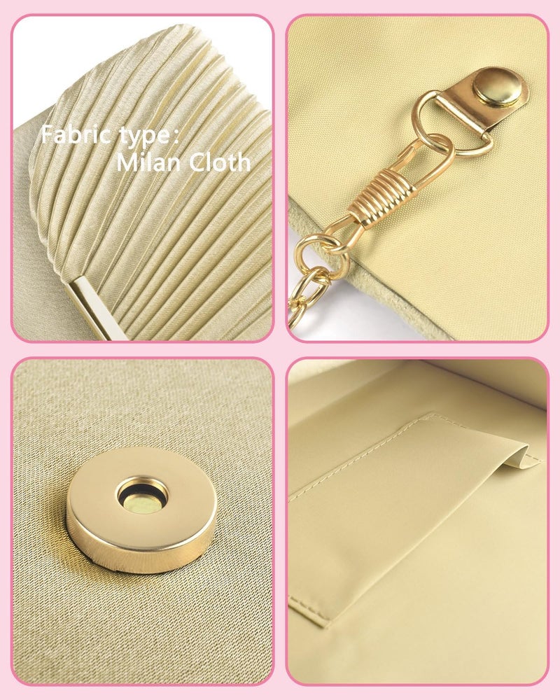 TINDTOP Clutch Purses for Women Evening Handbags for Formal Wedding Party Cocktail Prom Crossbody Shoulder Envelope Bag - Image 3